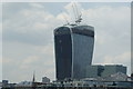 View of the Walkie Talkie from Tower Bridge