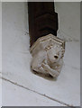SU6491 : Ewelme Church, corbel to the nave roof, north side by Alan Murray-Rust
