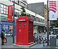 NS5965 : Police box on Sauchiehall Street by Thomas Nugent