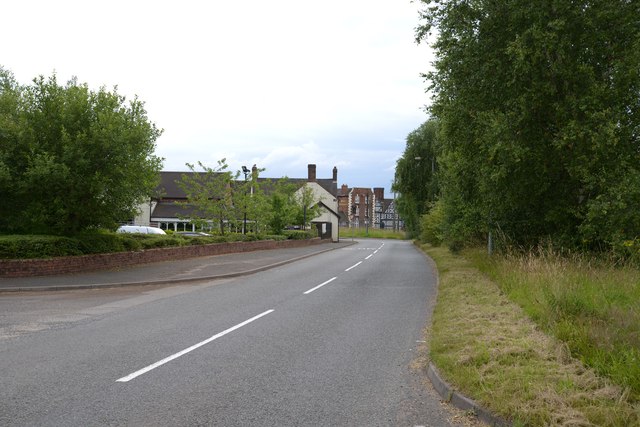 Minor road at Four Crosses