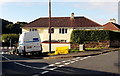 Yellow grit box, Graig Park Circle, Malpas, Newport