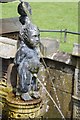 Figure on fountain,  Bolsover Castle