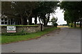 Entrance to West Hall Farm off Heath Lane