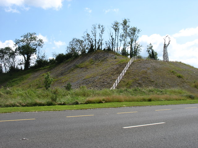 One of four metal figures beside the N52 Tullamore bypass