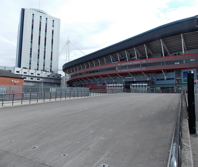 Gate 3, Millennium Stadium, Cardiff © Jaggery ccbysa/2.0 Geograph