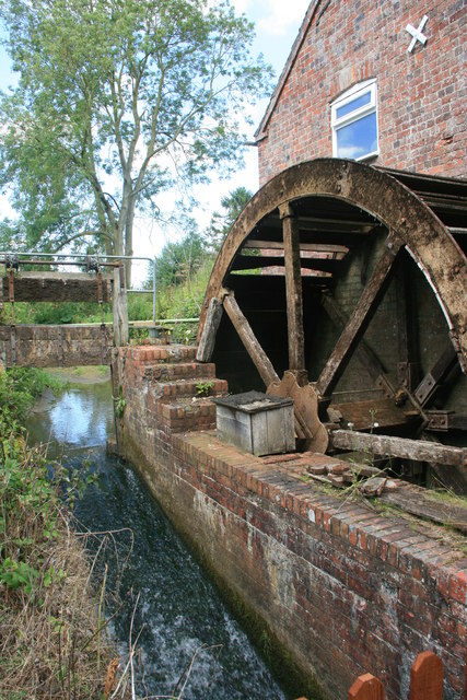 The water wheel at Stockwith Mill