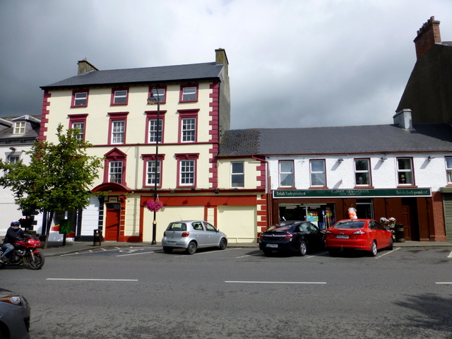 Historic building and Raphoe Newsagents, Raphoe