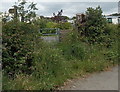 Kissing gate to a public footpath in Penyfan Caravan and Leisure Park