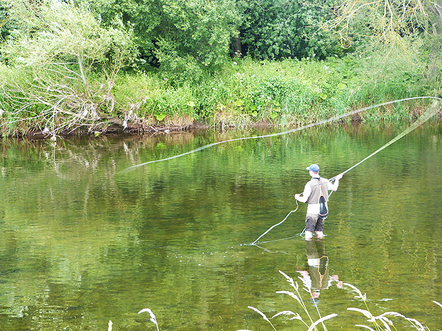 Casting on the River Teviot