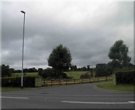 SJ9354 : Entrance to The Ashes from the A53 near Endon by Steve  Fareham