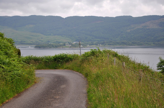 The road from Kilchoan House