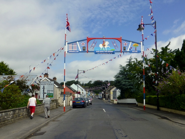 Orange Arch, Kesh © Kenneth Allen :: Geograph Ireland