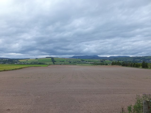 Ploughed field at Corntown