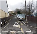 Narrow road to Clifton Street, Cwmparc