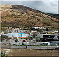 The Co-operative Foodstore and a hillside background, Treorchy