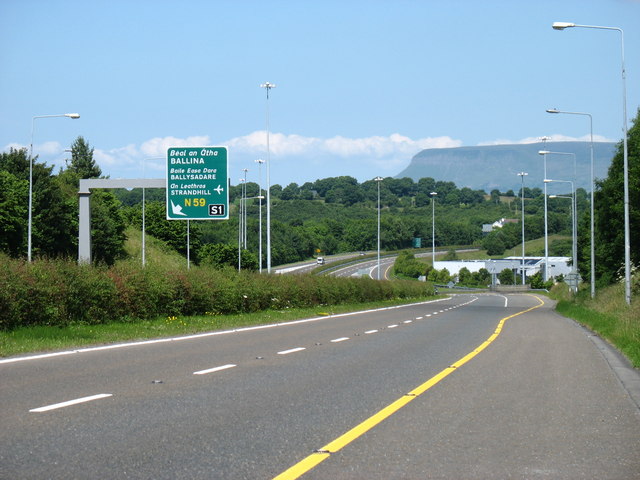 The N4 near Ballysadare