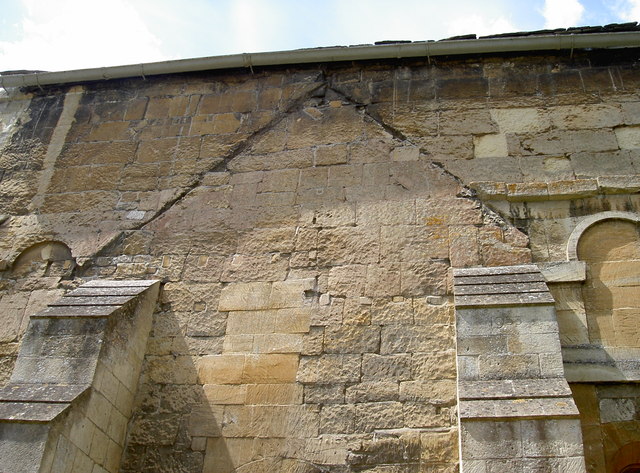 Roofline in the wall
