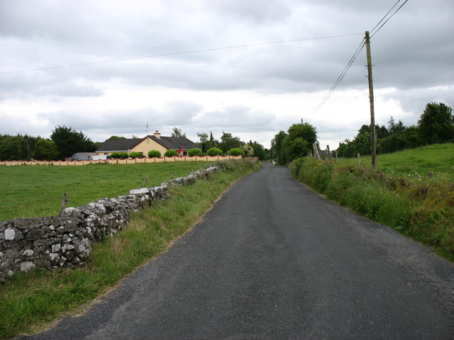 The L5933 north of Ballyhaunis