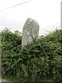 Standing stone on Flush Road