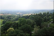 SO7466 : View to the south-east from Abberley Clock Tower by Philip Halling