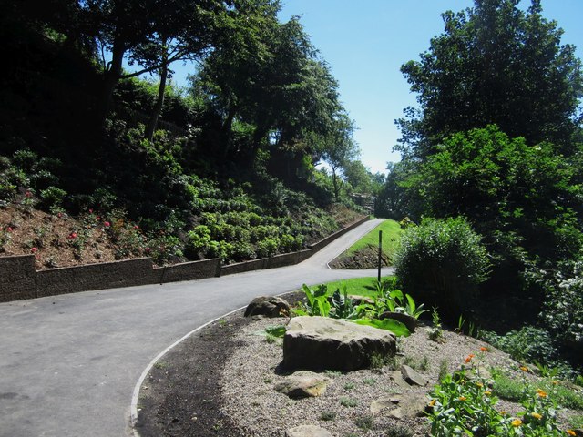 Path and planting, Castle Vale Park