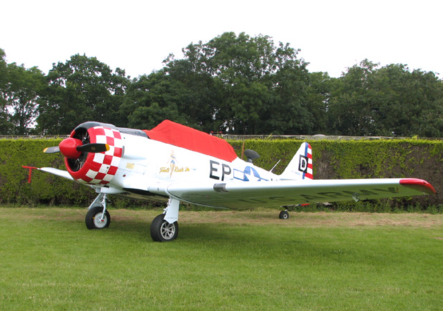 A Harvard (T-6) aircraft