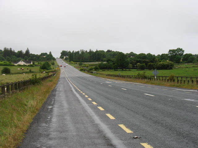 The N17 heading for Knock
