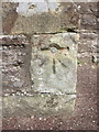 SJ4513 : O.S. benchmark and bolt in Christ Church, Bicton Heath by John S Turner