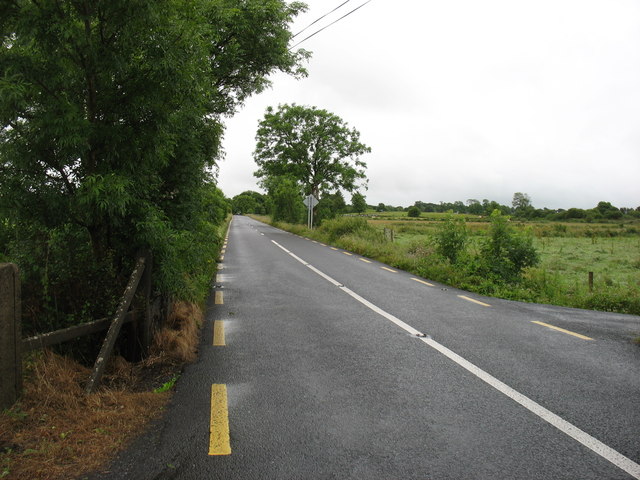 The N83 nearing Dunmore