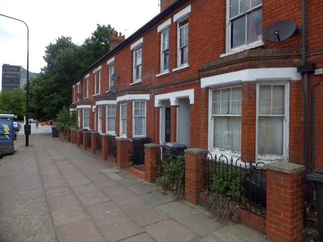 Terraced houses, Cromwell Square, Ipswich