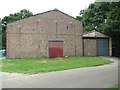 Large brick storage building