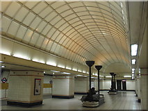 TQ4388 : Gants Hill tube station - platform level concourse (2) by Mike Quinn