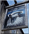 The Farmers Arms name sign, St David