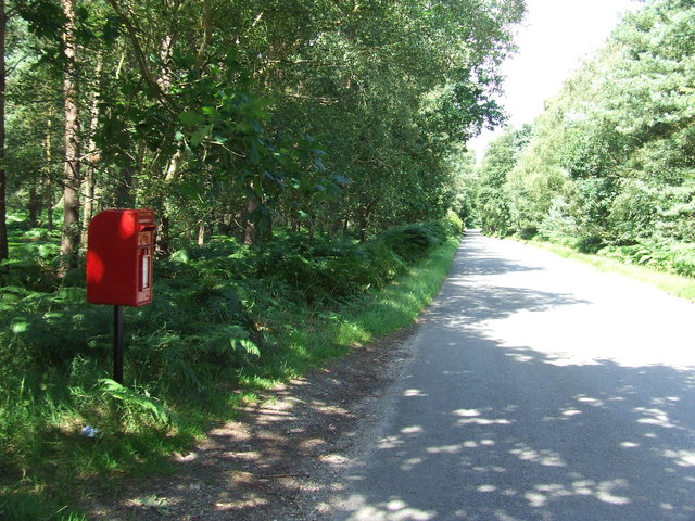 Postbox And Country Road