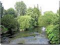 The River Test upstream from Mill Lane Bridge