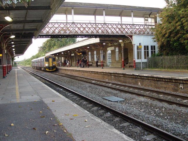 A train at Kemble Station