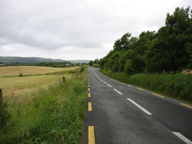 The R320 heading for Kiltimagh