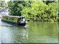 Narrowboat Leaving Old Windsor Lock