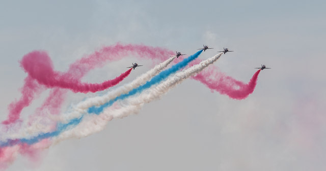 Red Arrows, Farnborough Air Show 2014