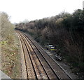 Vale of Glamorgan Line towards Bridgend station