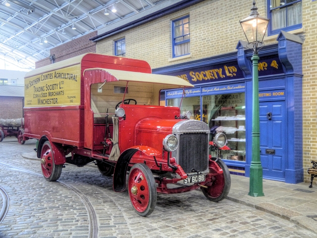 Thornycroft Tilt-Bodied Van at Milestones Museum