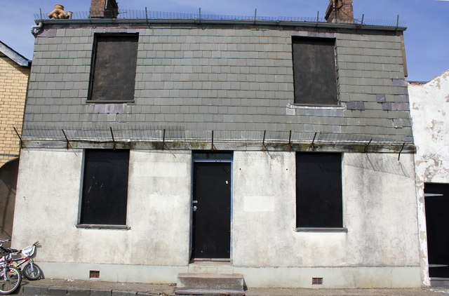 Derelict building at Caernarfon