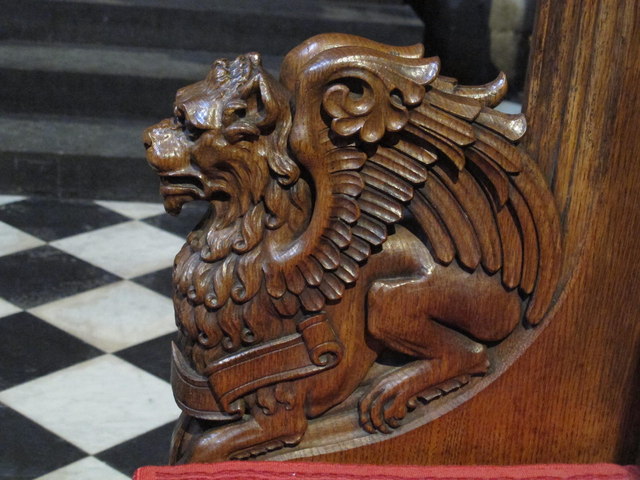 The Cathedral Church of St. Nicholas - bench end