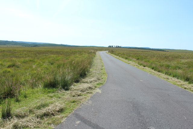 Road to Corsock over Craigmuie Moor © Billy McCrorie :: Geograph Britain  and Ireland