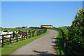 Driveway at Scoreby Grange Farm