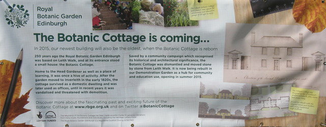 More about the restoration of the Botanic Cottage