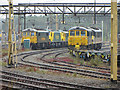 Locomotives at Basford Hall Yard, Crewe