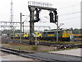 Locomotives at Basford Hall Yard, Crewe