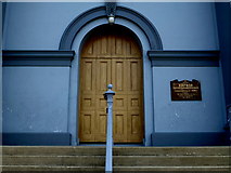 C2502 : Entrance, Raphoe Presbyterian Church by Kenneth  Allen