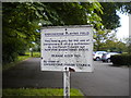 Playing field sign, Epperstone